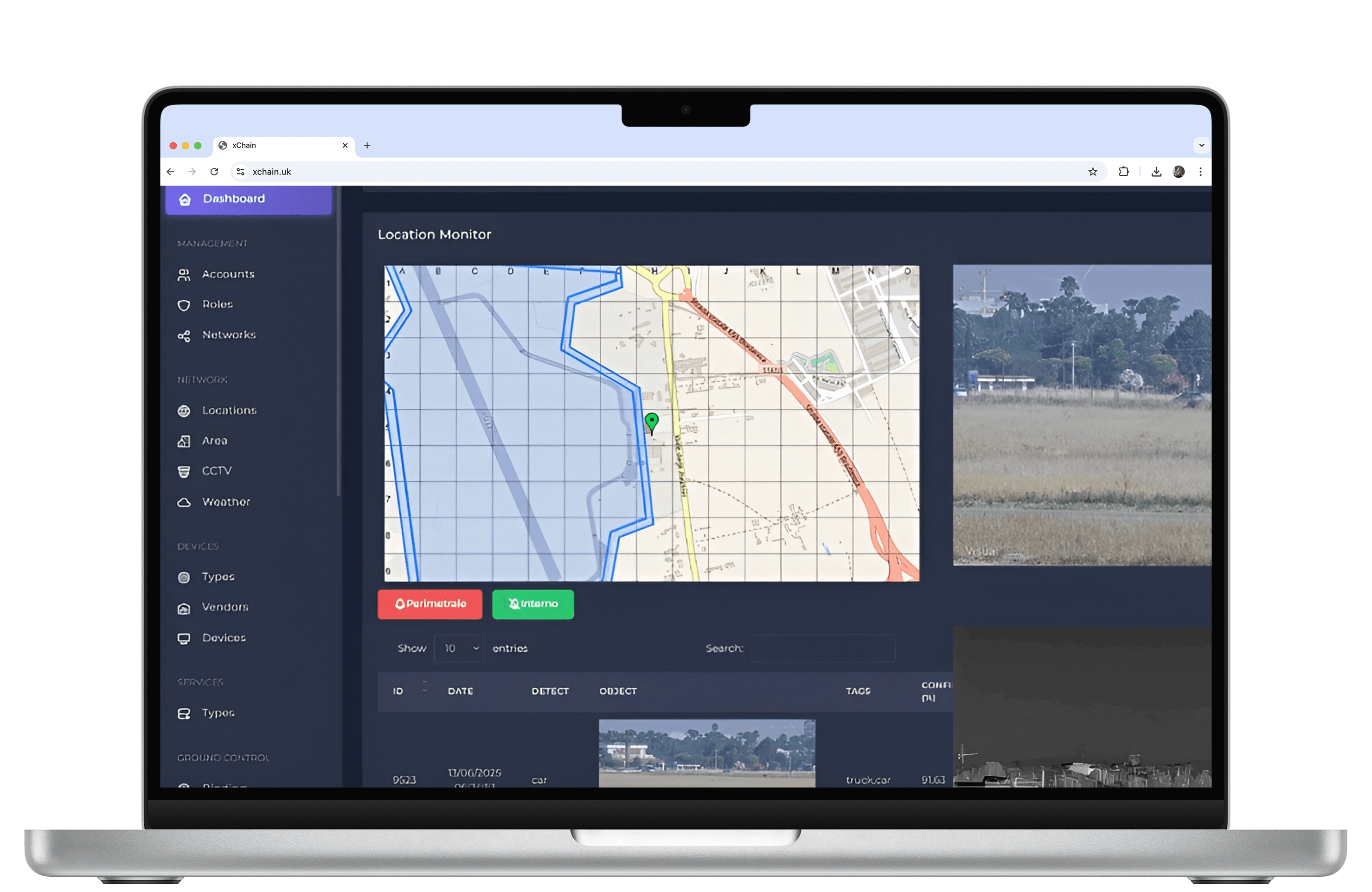 xChain dashboard